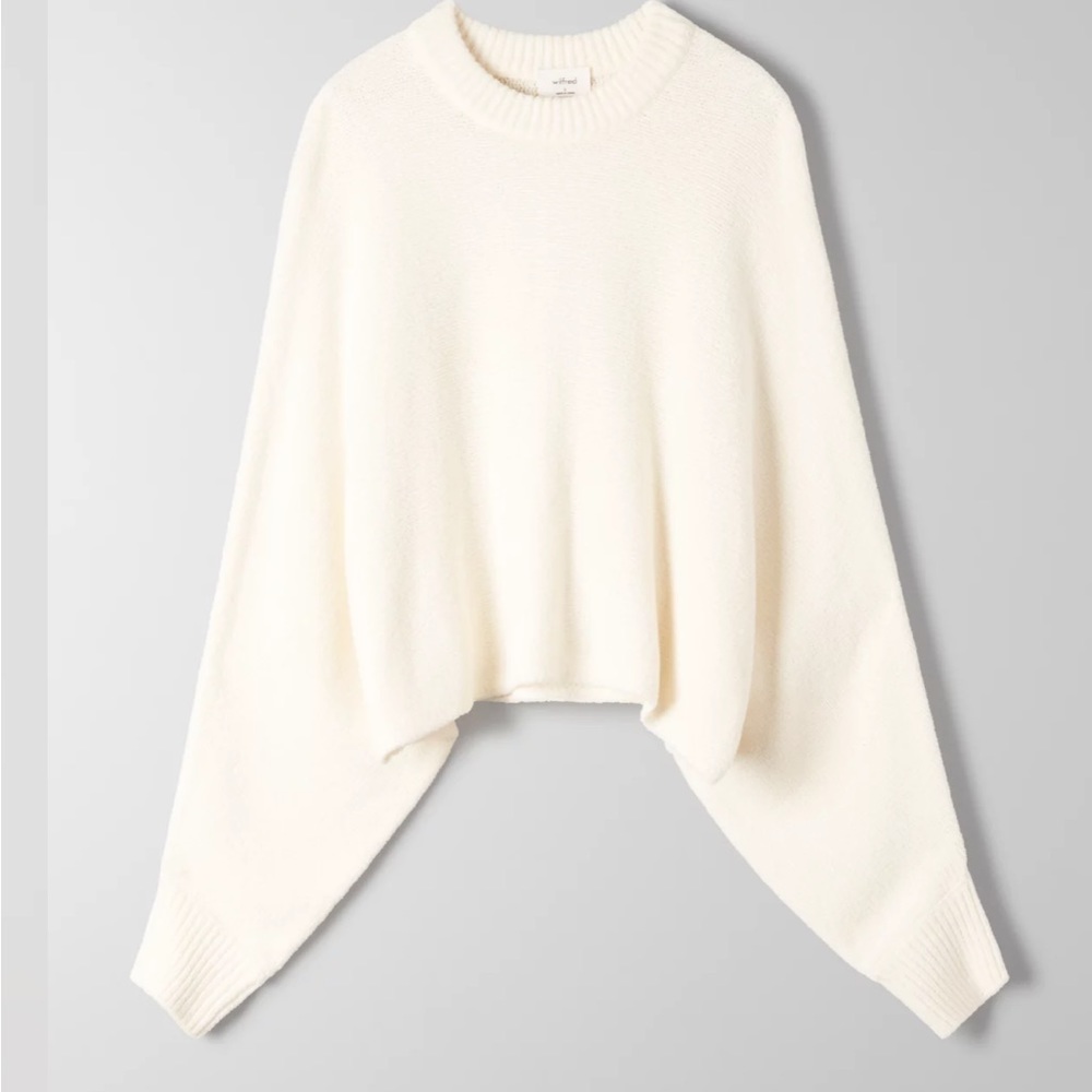 Aritzia Wilfred Mimi Dolman Sleeve Cropped Sweater (size S)